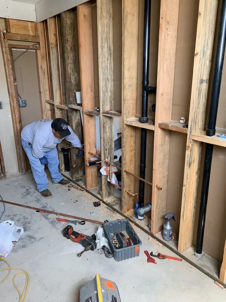 Commercial rough-in plumbing for Trenchless Sewer Repair in Altus